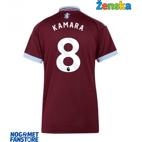 Aston Villa Boubacar Kamara #8 Domaci Dres za Ženska 2026-27 Kratak Rukav